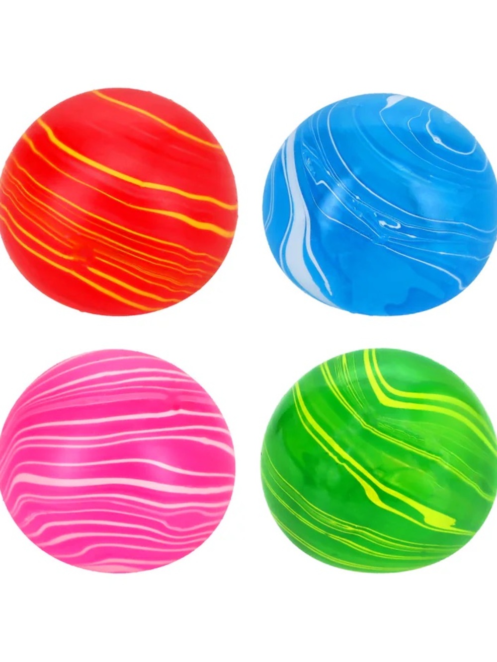 Marbleized Gel Squash Ball Squishy Toy